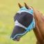 Shires FlyGuard Pro Fine Mesh Fly Mask with Ear Holes and Nose - Teal